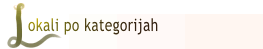 Lokali po kategorijah