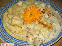 Fotografija recepta: Gratiniran puran z gobami