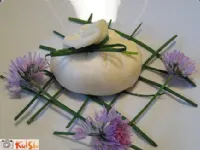 Fotografija recepta: Mozzarelin mošnjiček s česnovo omako