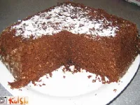 Fotografija recepta: Čokoladno kokosov kolač iz mikrovalovke