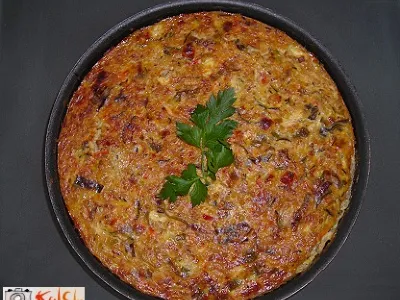 Narastek iz ajdove kaše, skute in zelenjave