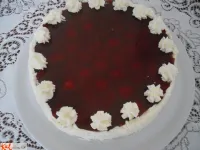 Fotografija recepta: Jogurtovo - sadna torta
