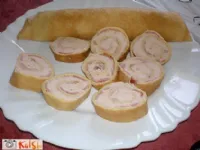 Fotografija recepta: Palačinke s šunkinim nadevom