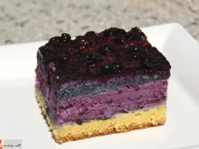 Jagodno borovničeve rezine