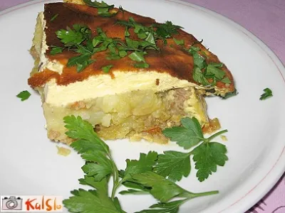 Krompirjev narastek z mesom