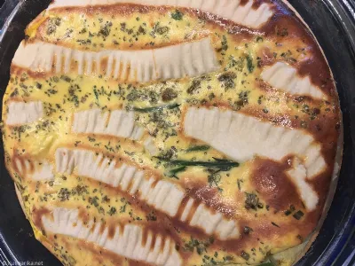 Špargljeva pita s feta sirom