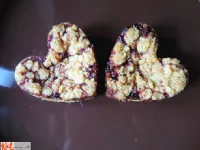 Fotografija recepta: Malinovi polnozrnati zalogajčki