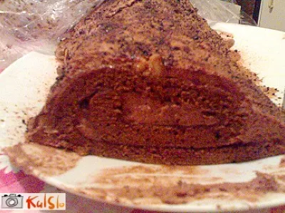 Čokoladna rolada z banano