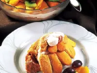 Fotografija recepta: Žlična torta s sadjem 