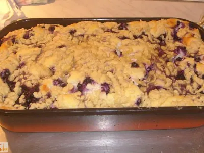 Skutina pita z borovnicami