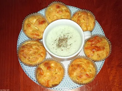 Slani mafini z bučkami