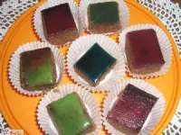 Fotografija recepta: Čokoladno - kokosove kocke brez pečice