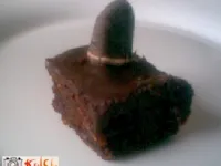 Fotografija recepta: Črnec brez jajc z veliko banano