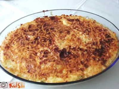 Zapečen zelenjavni riž