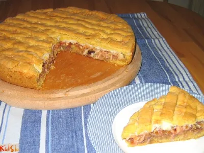 Kokosova pita z jabolki