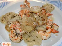 Fotografija recepta: Gamberi v pečici