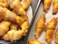 Fotografija recepta: Rogljički s čokolado