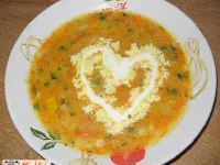 Fotografija recepta: Korenčkova juha z zdrobom