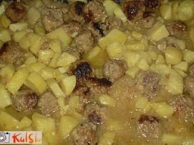 Gratinirana čebulna omleta