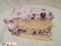 Fotografija recepta: Borovničeva torta iz mikrovalovne