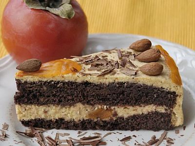 Kakijeva torta brez moke