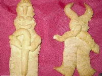 Fotografija recepta: Miklavž in parkelj iz medenega testa