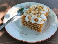 Fotografija recepta: Jabolčno pecivo s keksi