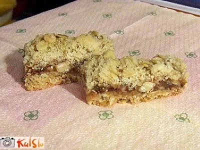 Karamelno čokoladne ovsene ploščice