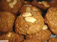 Fotografija recepta: Ovseni piškoti z arašidovim maslom