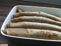 Fotografija recepta: Ajdove palačinke s kašo