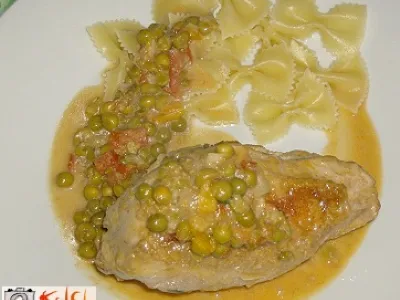 Piščančja prsa z omako