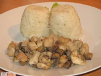 Fotografija recepta: Piščančja prsa z gobicami