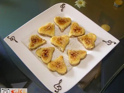 Kremni brulée srčki