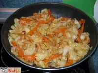 Fotografija recepta: Praženo zelje po moje