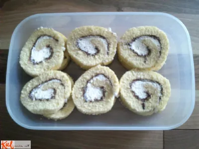 Rolada z Nutello in smetano