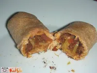 Fotografija recepta: Lososovi spomladanski zavitki