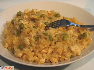Piščančja rižota z zelenjavo