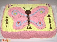 Fotografija recepta: Torta metuljček