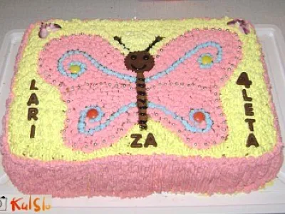 Torta metuljček