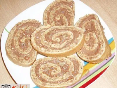 Orehova rolada z Nutello