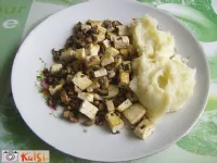 Fotografija recepta: Šampinjoni in tofu