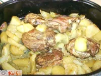 Fotografija recepta: Jagnjetina s krompirjem v pečici