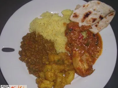 Aloo gobi - indijska cvetača s krompirjem