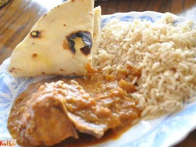 Mojev piščančji indijski curry