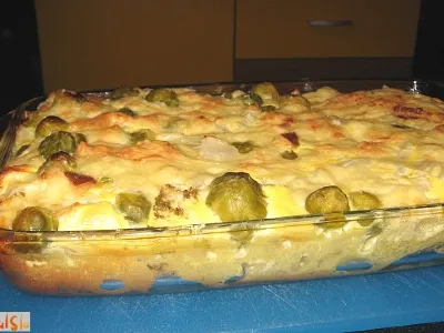 Koromač s siri in pršutom