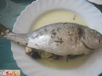 Fotografija recepta: Nadevana orada pečena v foliji