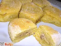 Fotografija recepta: Koruzne štručke s tunino sredico