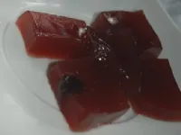 Fotografija recepta: Marelične vodka kocke