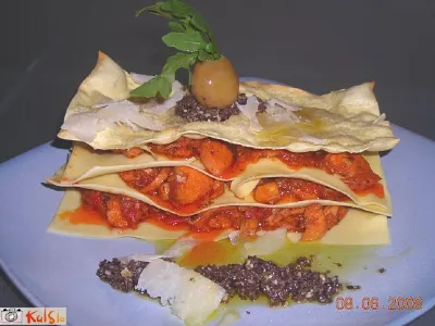 Malo drugačna lazanja s hobotnico