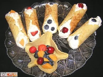 Krhki vaflji - korneti